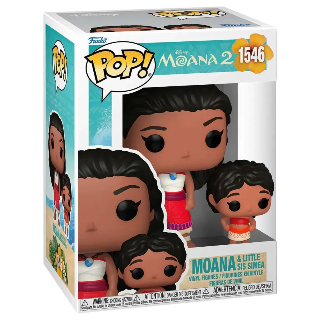 Фигурка Funko POP! Disney Moana 2 Moana & Little Sis Simea (1546) 79736
