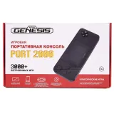 Retro Genesis Port 2000 (BL-862, 3,5 дюйма экран, 10 эмуляторов, черная, 3000+ игр, сохранения)