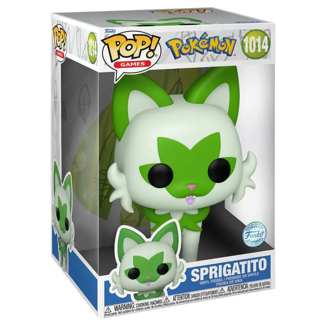 Фигурка Funko POP! Games Pokemon Sprigatito 10" (1014) 77548