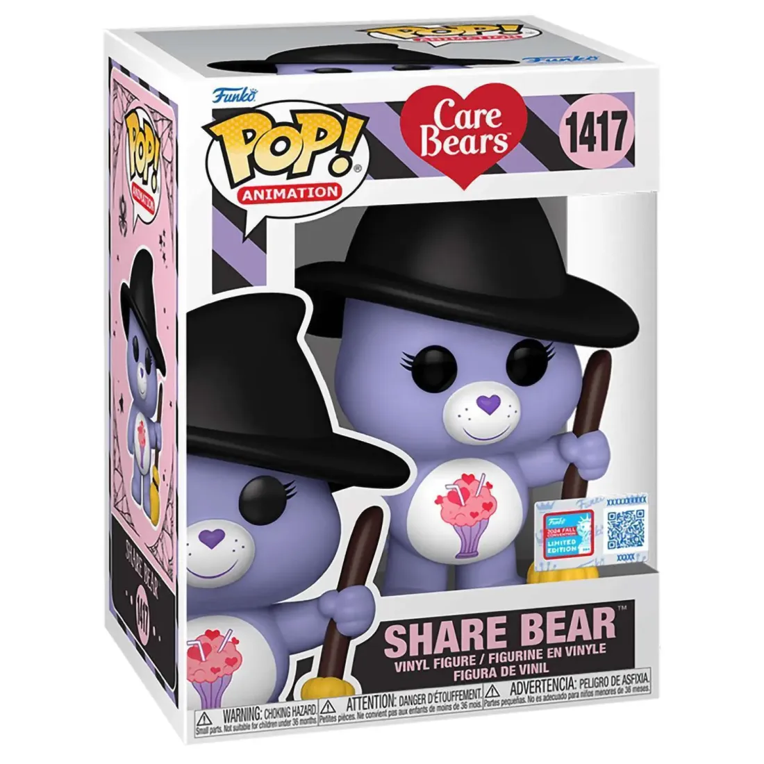 Фигурка Funko POP! Animation Care Bears Share Bear NYCC24 (Exc) (1417) 74397