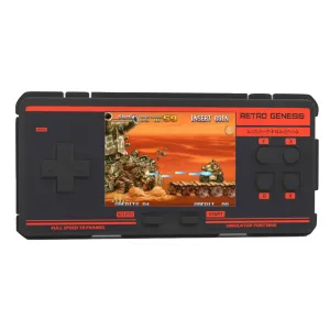 Retro Genesis Port 3000 (черно-красная, 10 эмуляторов, 4000+игр, 3.0 экран IPS,SD-карта, сохранения)