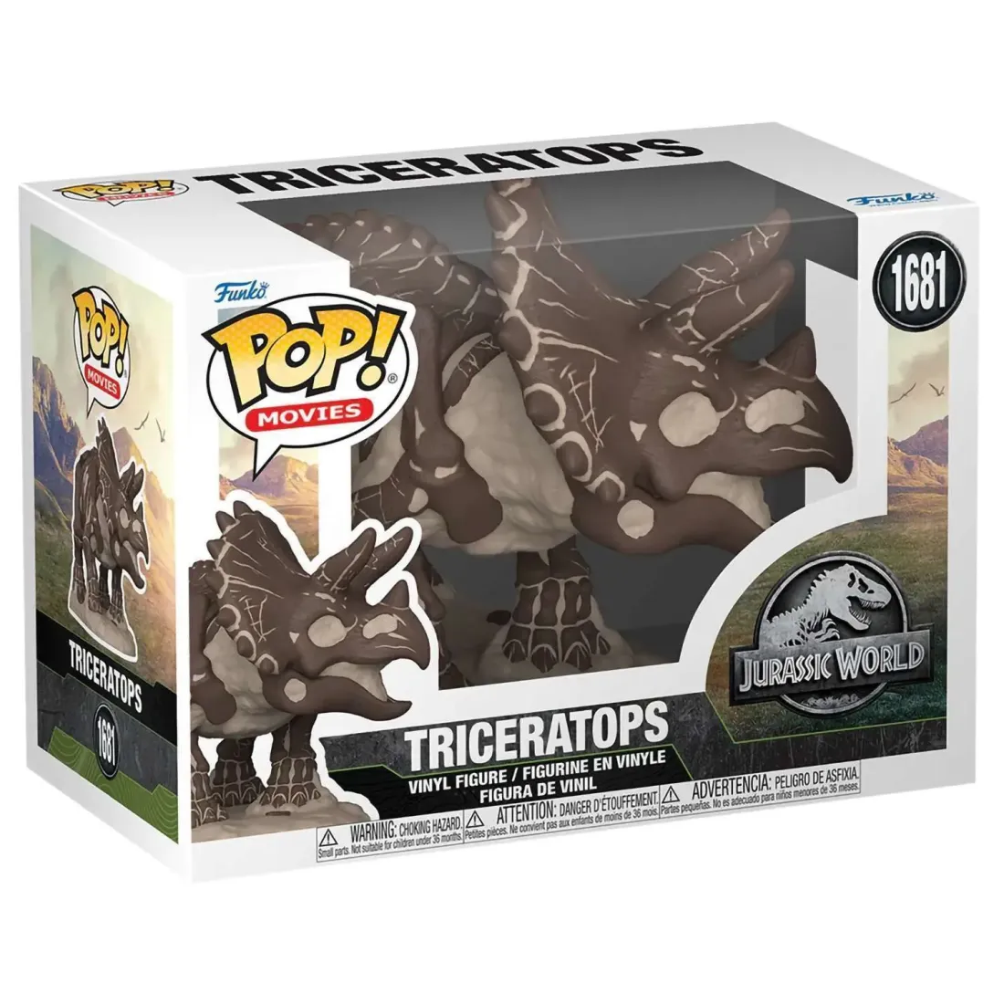 Фигурка Funko POP! Movies Jurassic World Triceratops (Fossil) (1681) 80224