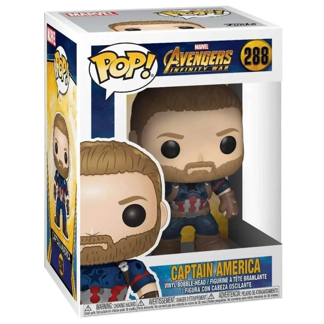 Фигурка Funko POP! Bobble Marvel Avengers Infinity War Captain America (288) 26466