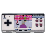 Retro Genesis Port 3000 (белый винтаж), 10 эмуляторов, 4000+игр, 3.0 экран IPS,SD-карта, сохранения)