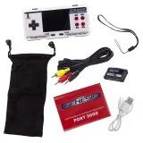 Retro Genesis Port 3000 (белый винтаж), 10 эмуляторов, 4000+игр, 3.0 экран IPS,SD-карта, сохранения)