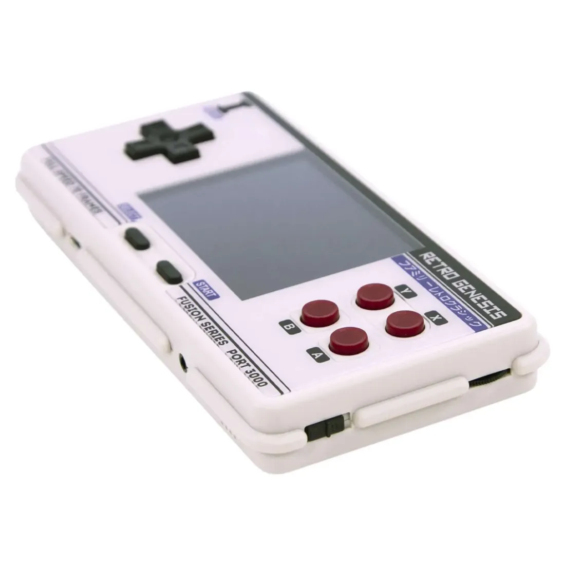 Retro Genesis Port 3000 (белый винтаж), 10 эмуляторов, 4000+игр, 3.0 экран IPS,SD-карта, сохранения)