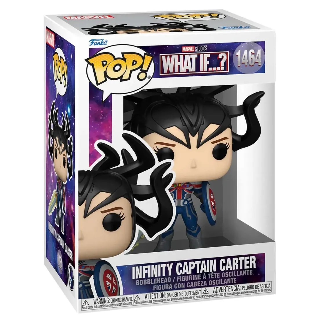 Фигурка Funko POP! Bobble Marvel What If Infinity Captain Carter (1464) 68046