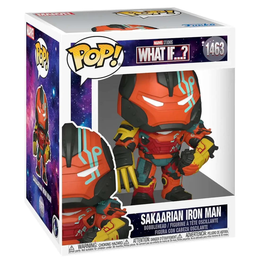 Фигурка Funko POP! Bobble Marvel What If Sakaarian Iron Man 6" (1463) 58647
