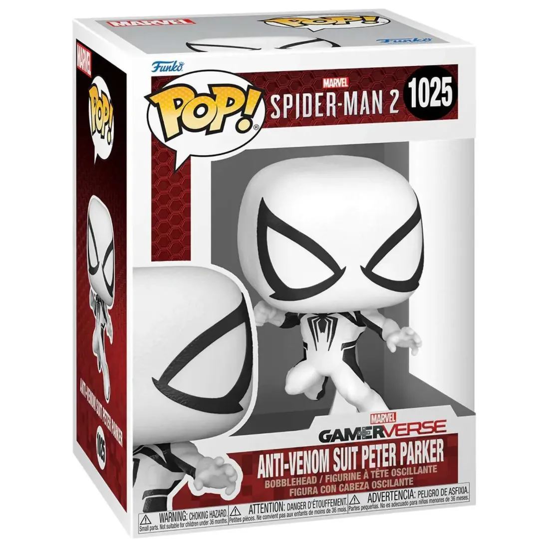 Фигурка Funko POP! Bobble Marvel Games Spider-Man 2 Anti-Venom Suit Peter Parker (1025) 80327