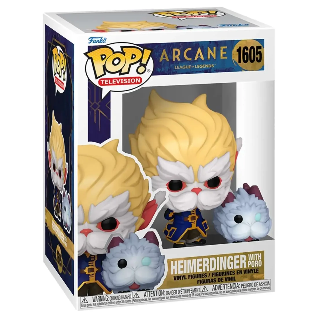 Фигурка Funko POP! TV Arcane League of Legends Heimerdinger w/Poro (1605) 80193