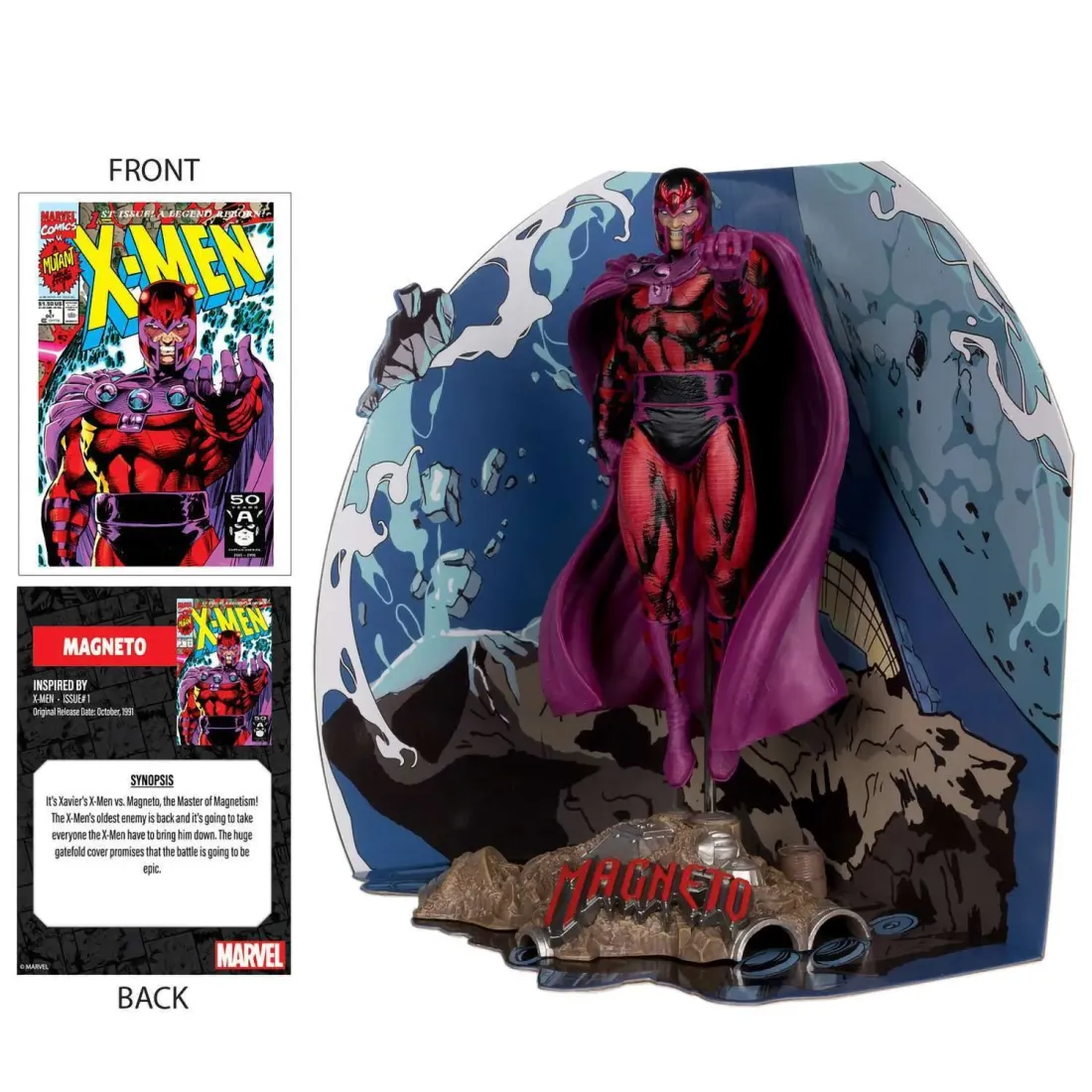 Фигурка Marvel Марвел Магнето 1:10 Серия Обложки Комиксов (X-Men #1) 17см 147797