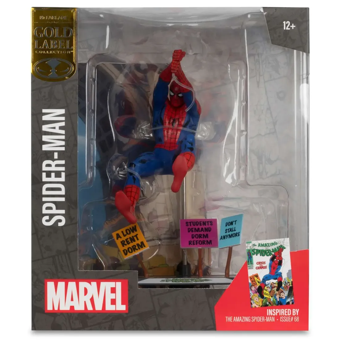 Фигурка Marvel Марвел Человек-Паук Серия Обложки Комиксов (The Amazing Spiderman #68)(Gold Label) 15