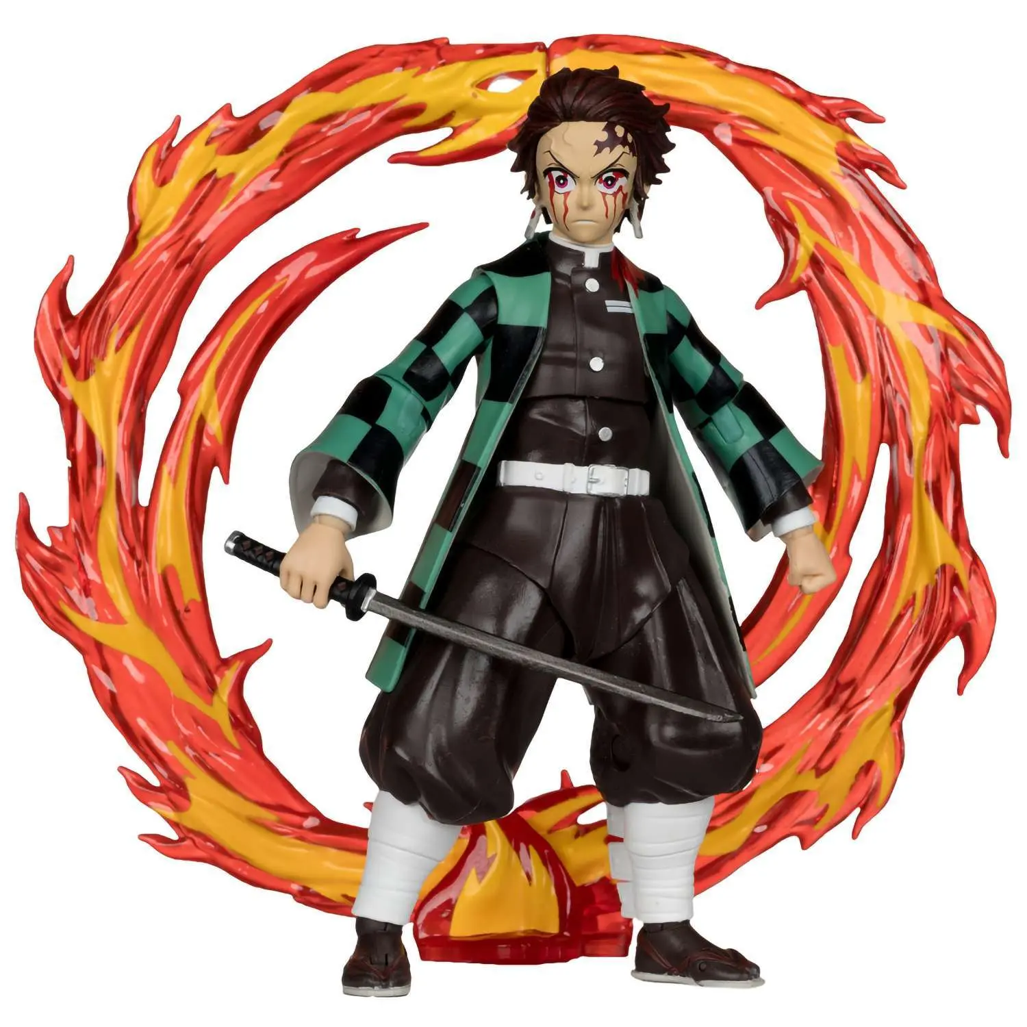 Фигурка Клинок рассекающий демонов Танджиро Камадо Wv5 18см (Daki Battle) 137521