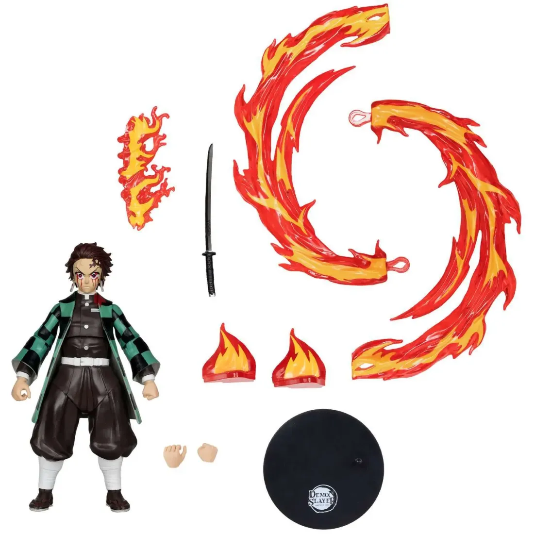 Фигурка Клинок рассекающий демонов Танджиро Камадо Wv5 18см (Daki Battle) 137521