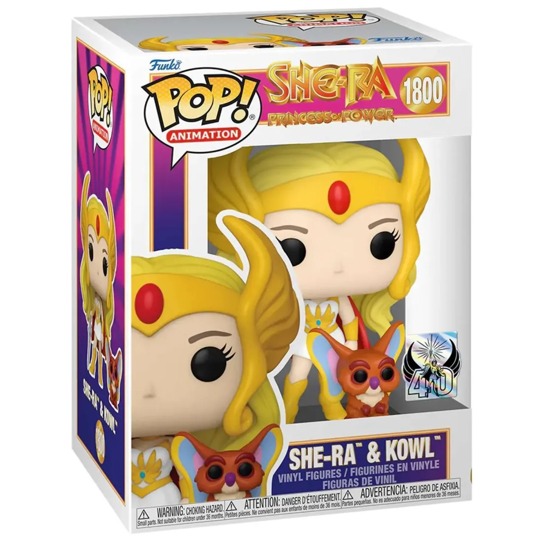 Фигурка Funko POP! Animation She-Ra Princess of Power 40Th She-Ra & Kowl (1800) 83499