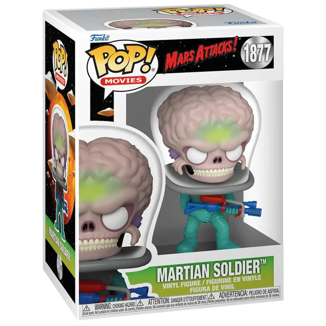 Фигурка Funko POP! Movies Mars Attacks Martian Soldier (1877) 83566
