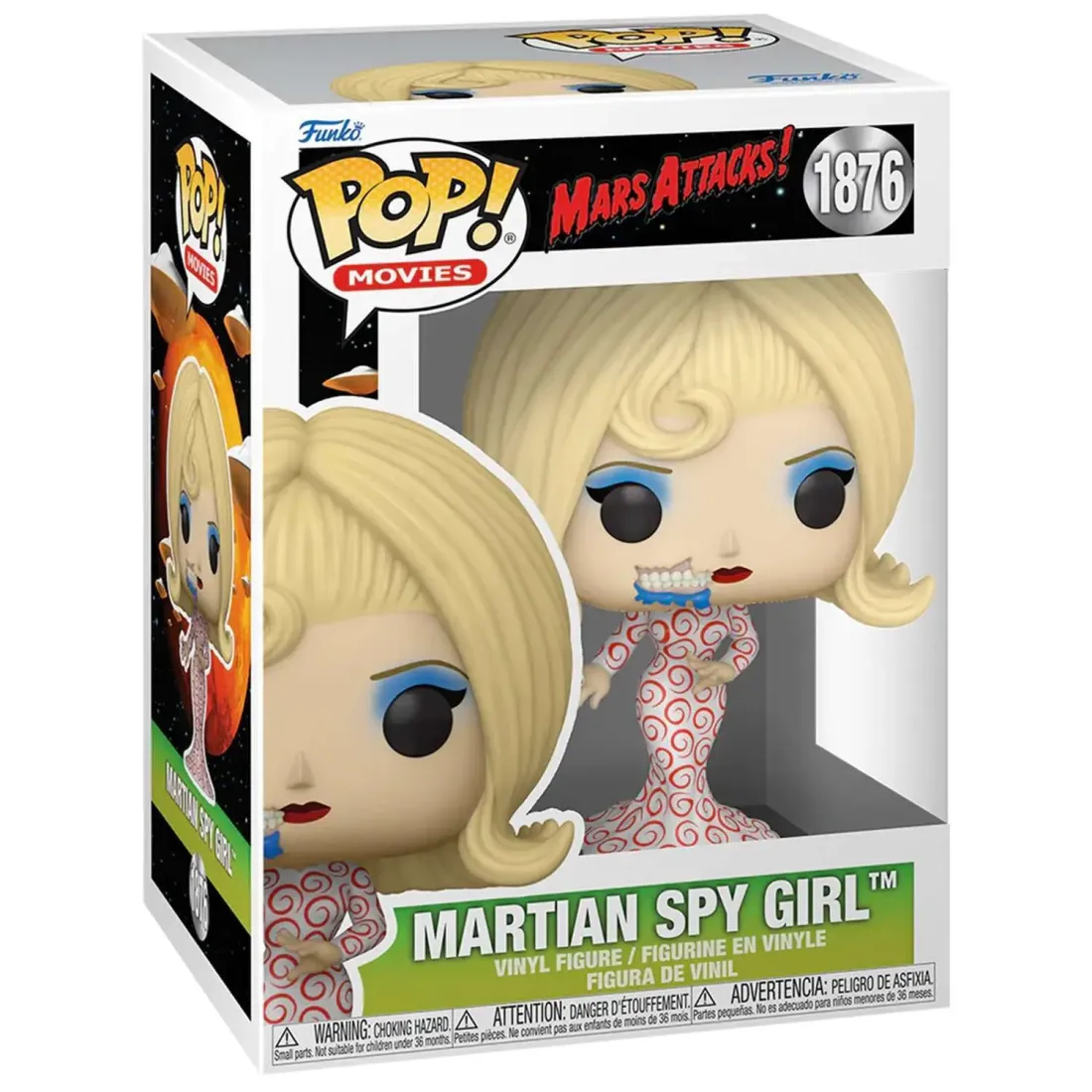 Фигурка Funko POP! Movies Mars Attacks Martian Spy Girl (1876) 83567
