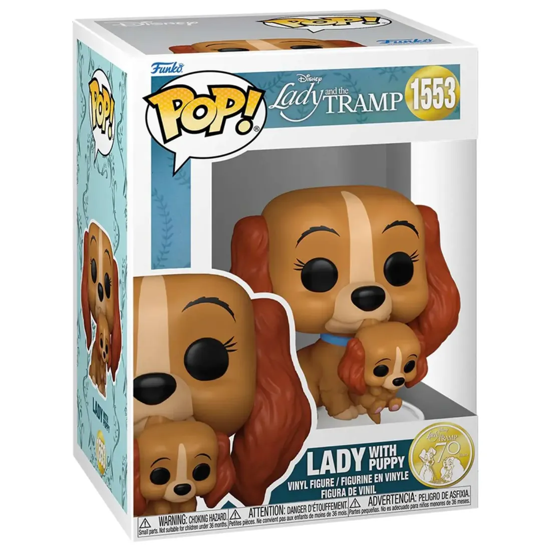 Фигурка Funko POP! Disney Lady and the Tramp Lady w/Puppy (1553) 83568