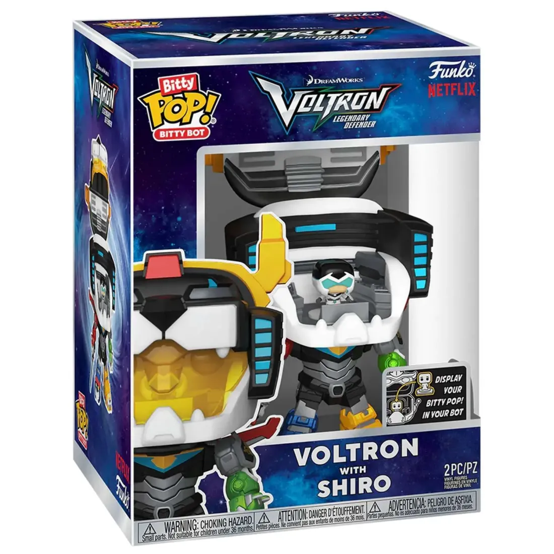 Фигурка Funko Bitty POP! Bitty Bot Voltron Voltron with Shiro 83642