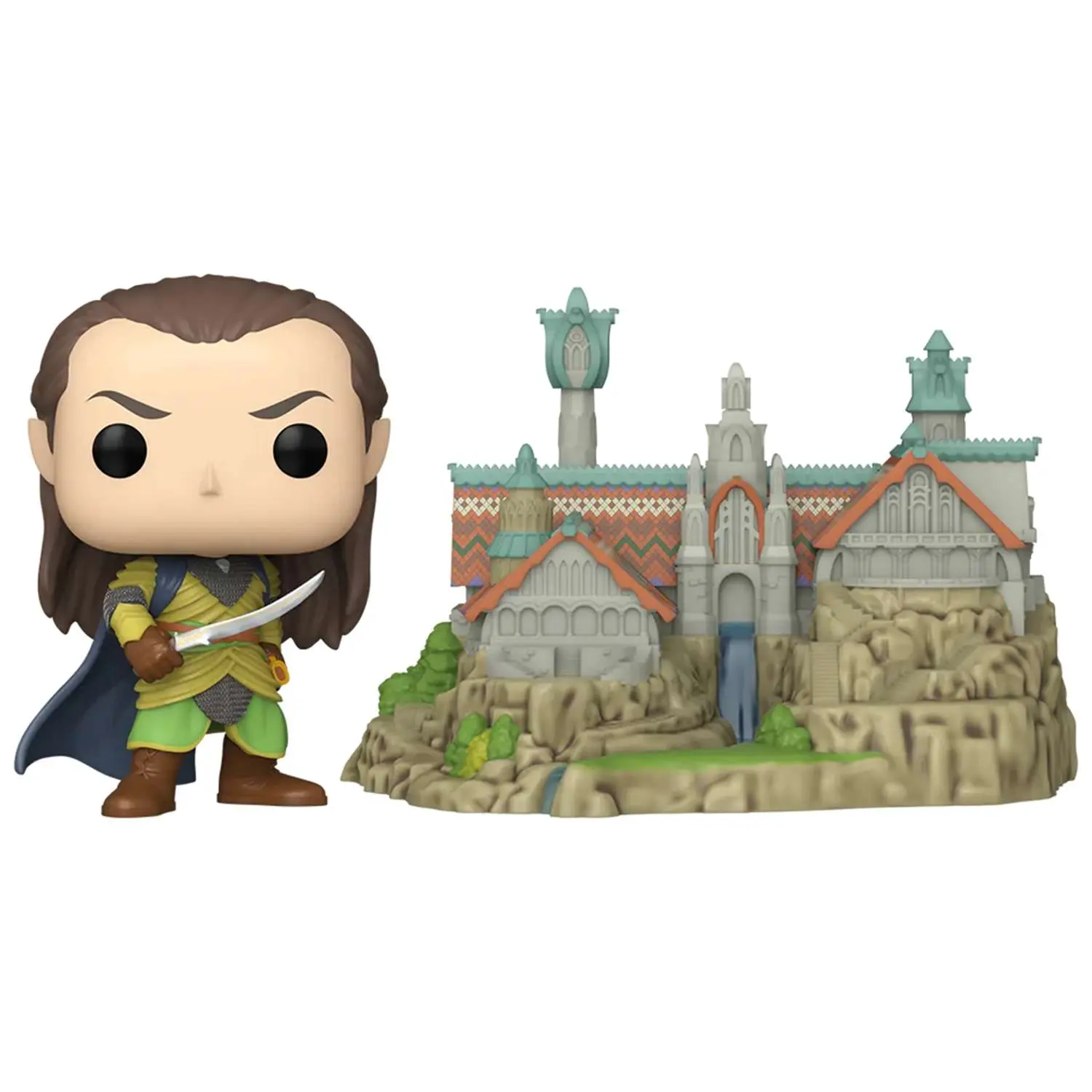 Фигурка Funko POP! Town LOTR S8 Elrond with Rivendell (1747) 83787