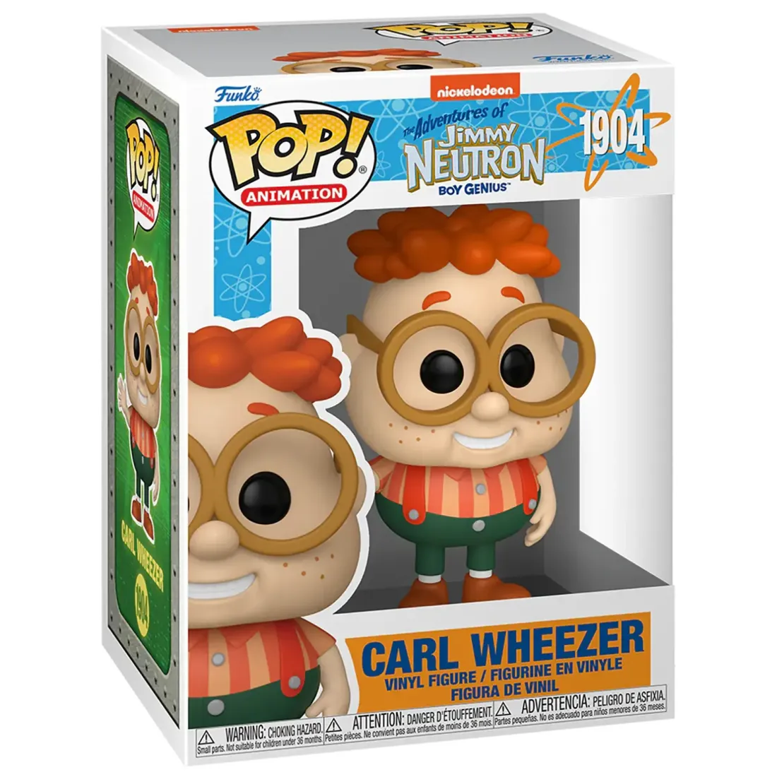 Фигурка Funko POP! Animation Adventures of Jimmy Neutron Boy Genius Carl Wheezer (1904) 83535