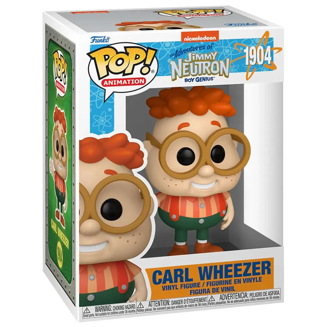 Фигурка Funko POP! Animation Adventures of Jimmy Neutron Boy Genius Carl Wheezer (1904) 83535