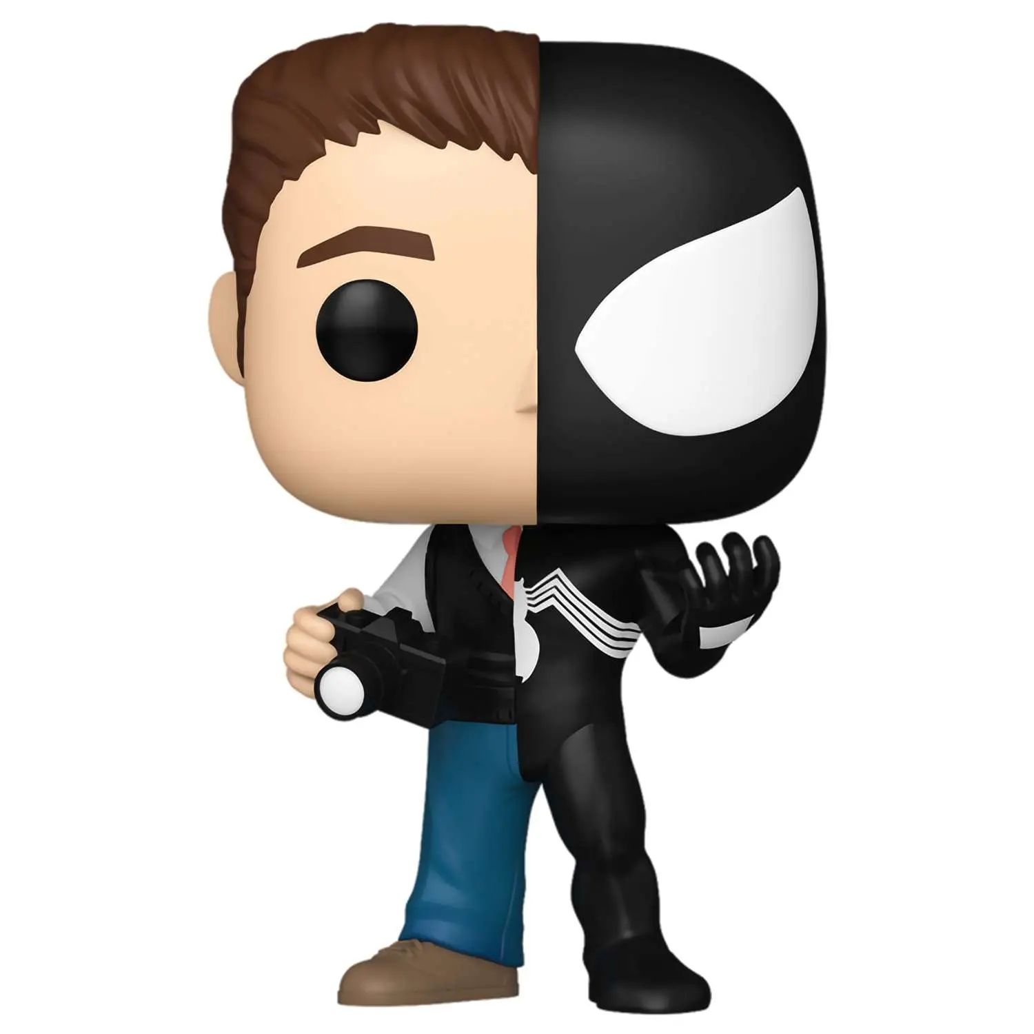 Фигурка Bobble Marvel Split Peter Parker/Spider-Man Black