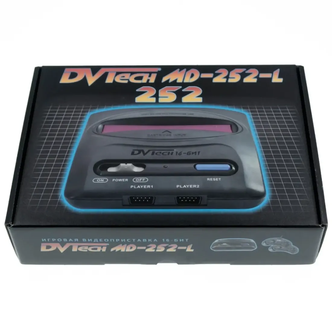 Игровая приставка 16-бит DVTech MD lit 252 игры