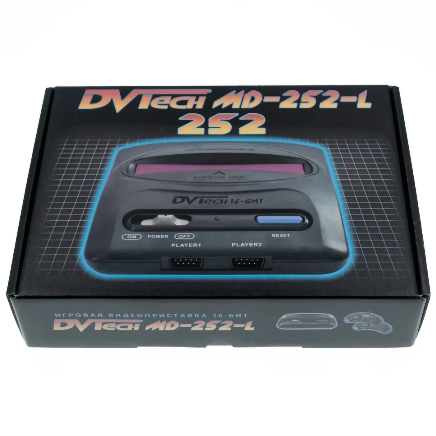 Игровая приставка 16-бит DVTech MD lit 252 игры