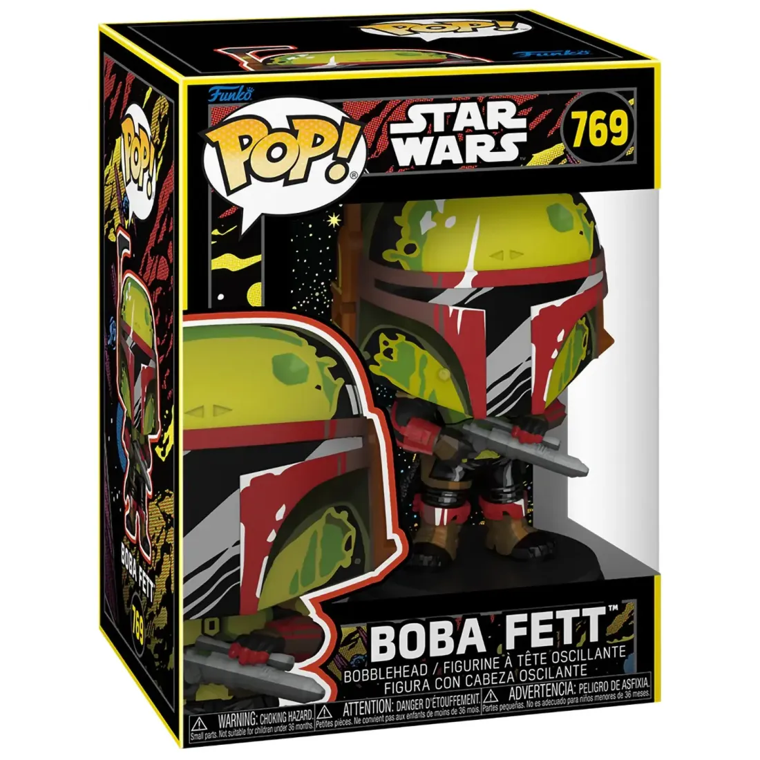 Фигурка Funko POP! Bobble Star Wars Book of Boba Fett Boba Fett (Retro) (769) 83814