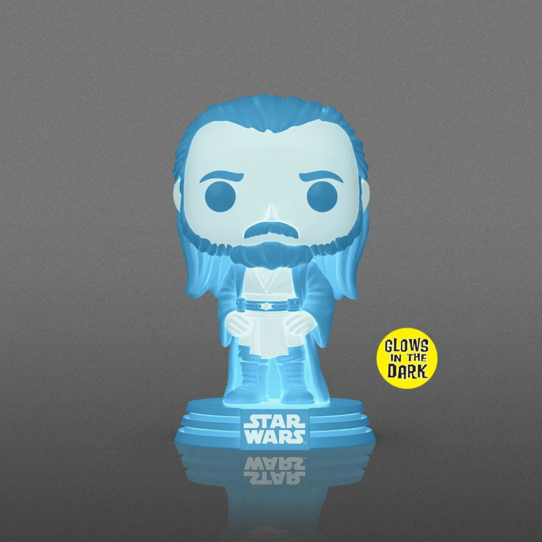 Фигурка Funko POP! Bobble Star Wars Qui-Gon Jinn (Force Ghost) (GW) (Exc) (778) 85075