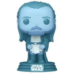 Фигурка Funko POP! Bobble Star Wars Qui-Gon Jinn (Force Ghost) (GW) (Exc) (778) 85075