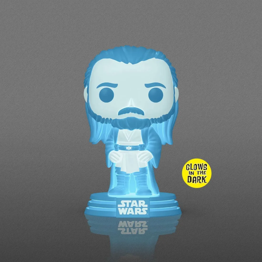 Фигурка Funko POP! Bobble Star Wars Qui-Gon Jinn (Force Ghost) (GW) (Exc) (778) 85075