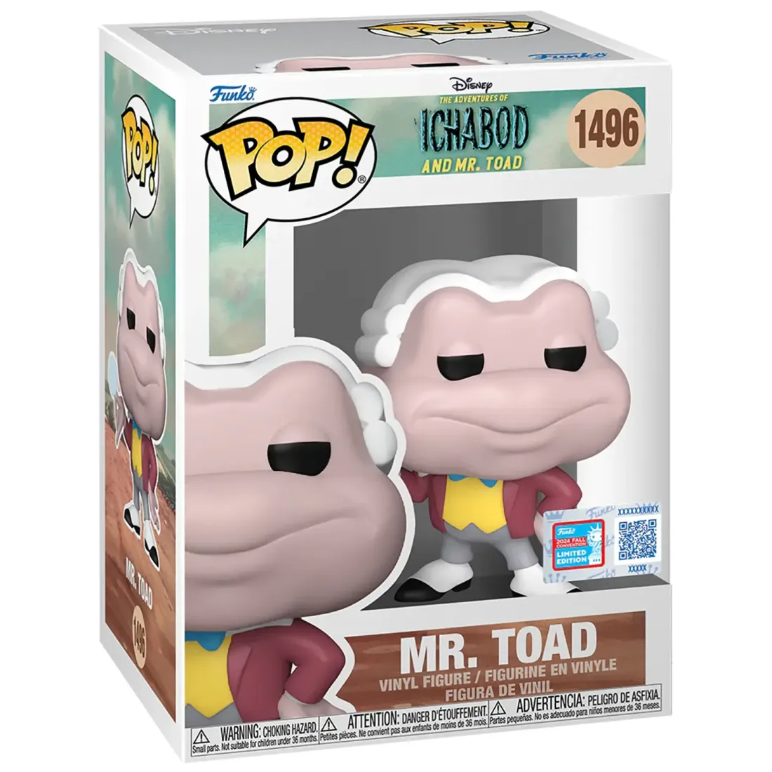 Фигурка Funko POP! Disney The Adventures of Ichabod and Mr. Toad Mr Toad NYCC24 (Exc) (1496) 78901