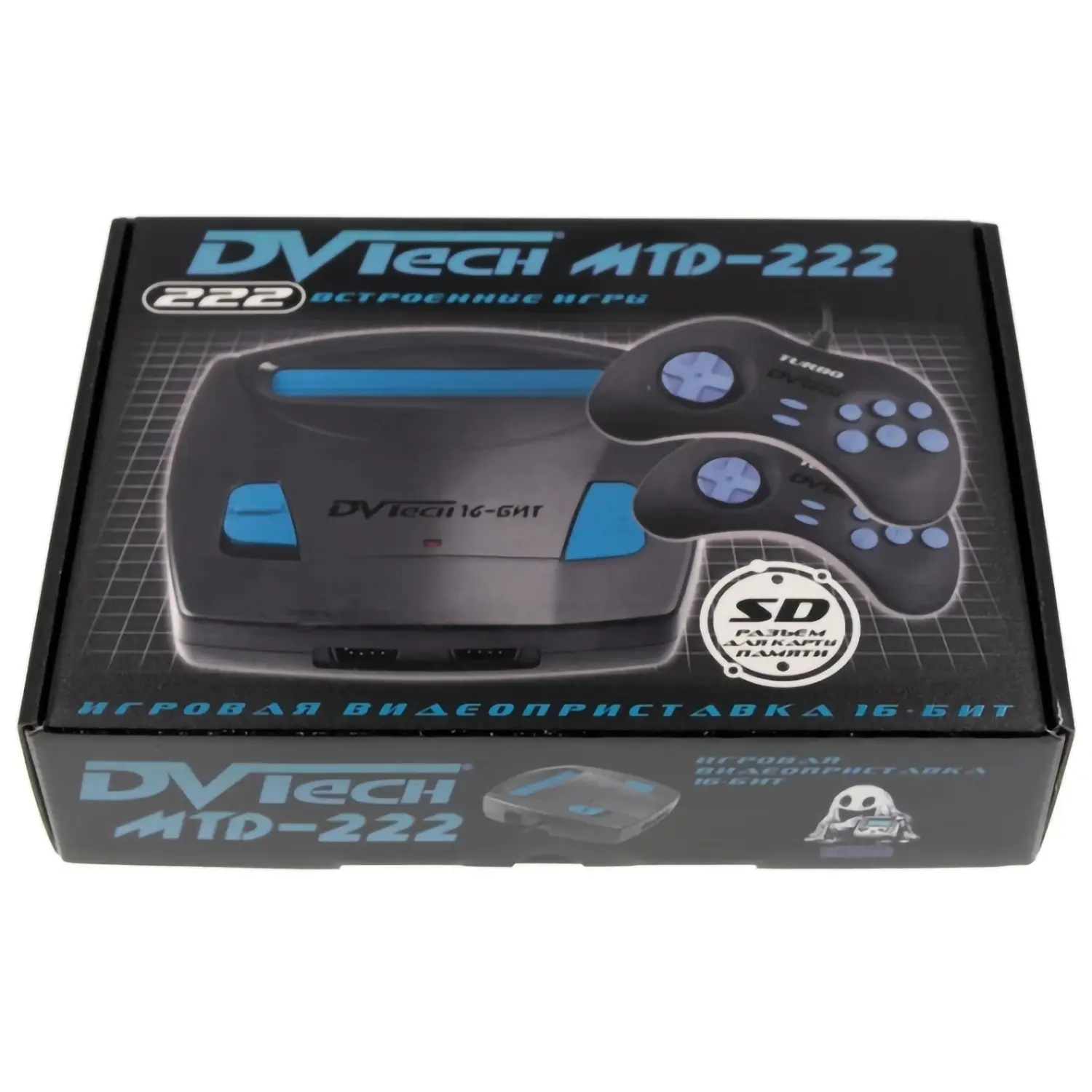 Игровая приставка 16-бит DVTech MTD 222 игры
