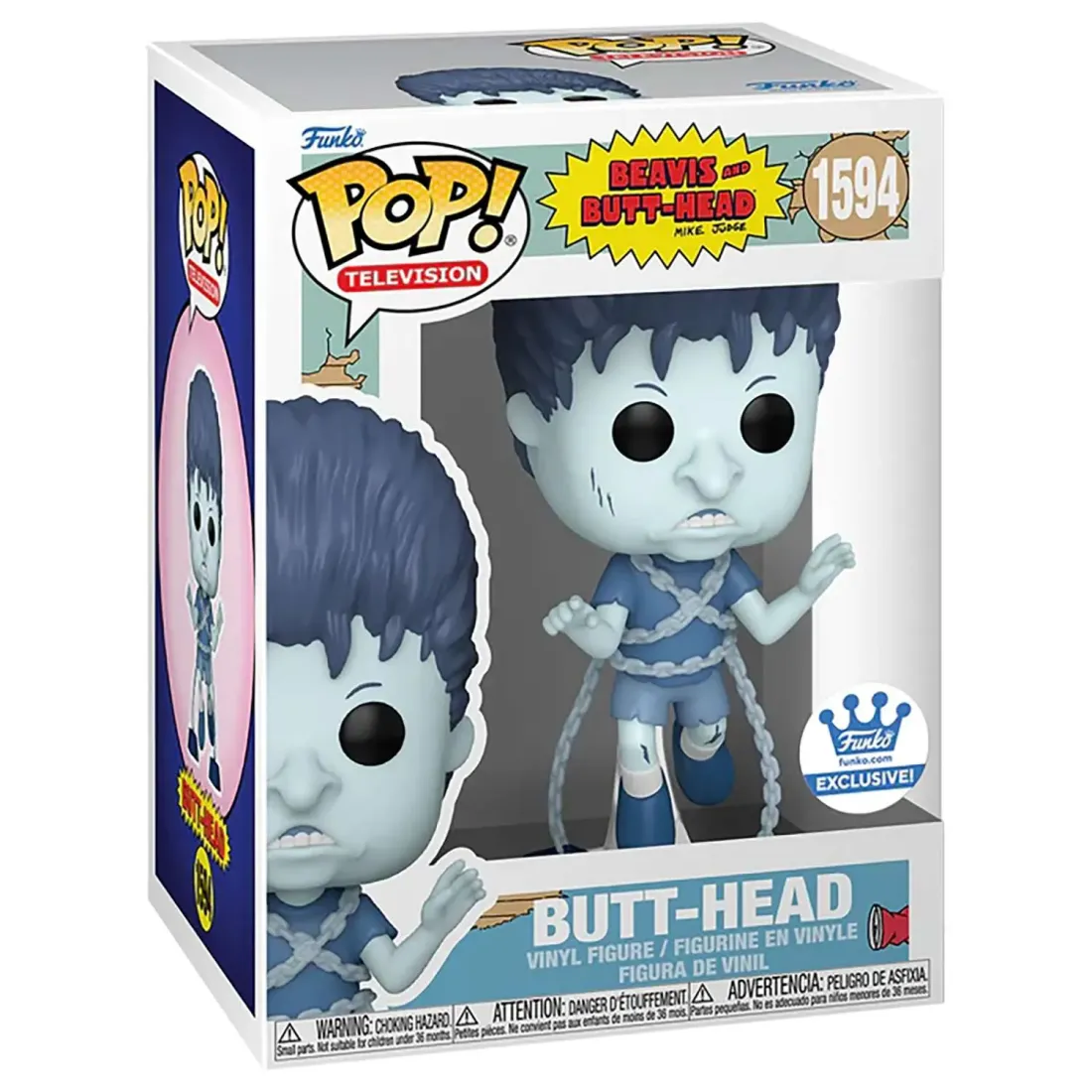 Фигурка Funko POP! TV Beavis & Butt-Head S2 Butt-Head (Ghost) (Exc) (1594) 85082