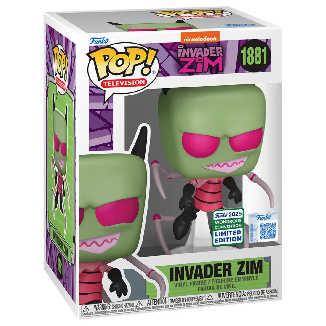 Фигурка Funko POP! TV Invader Zim Invader Zim WonderCon25 (Exc) (1881) 85291