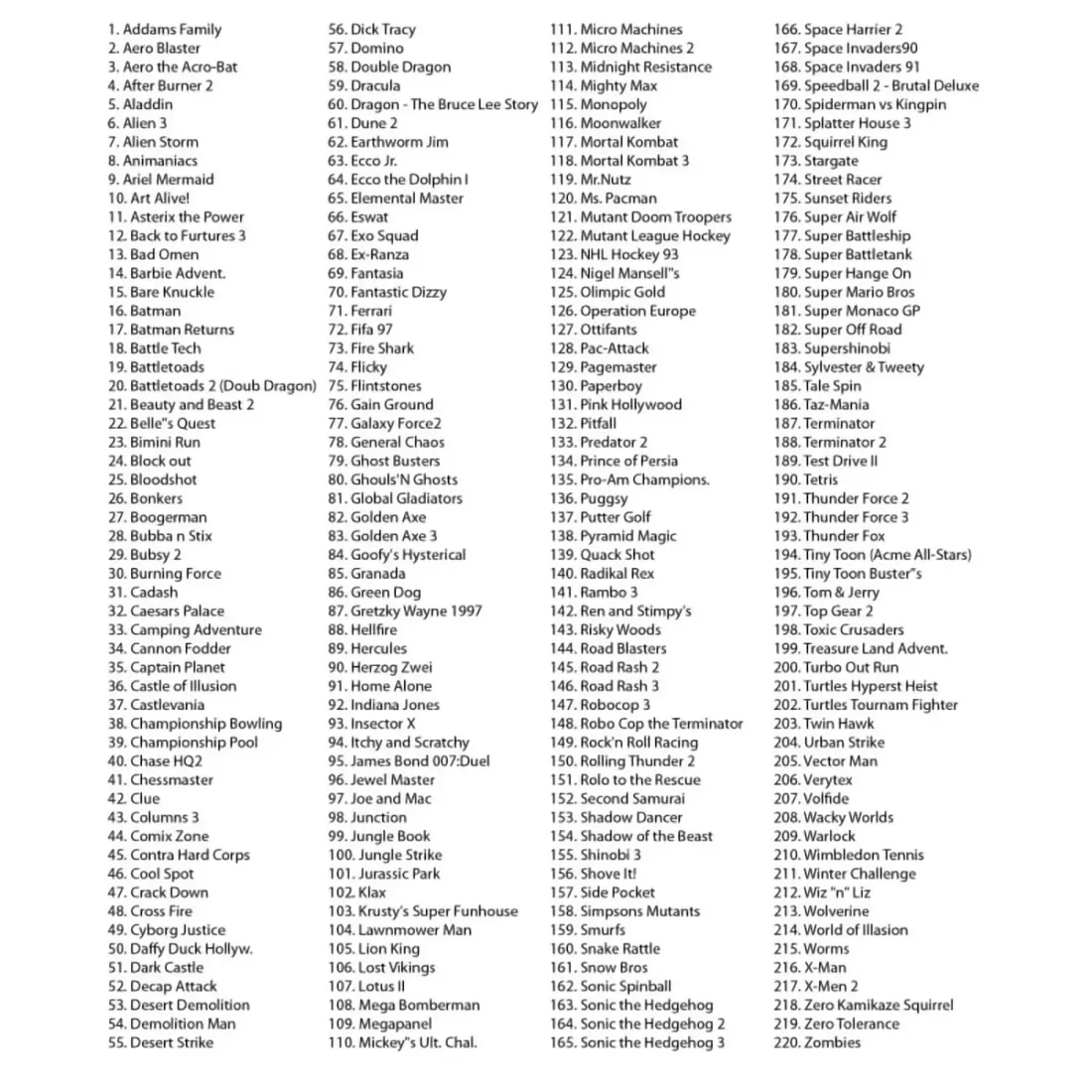 Игровая приставка 16-бит DVTech X 220 игр