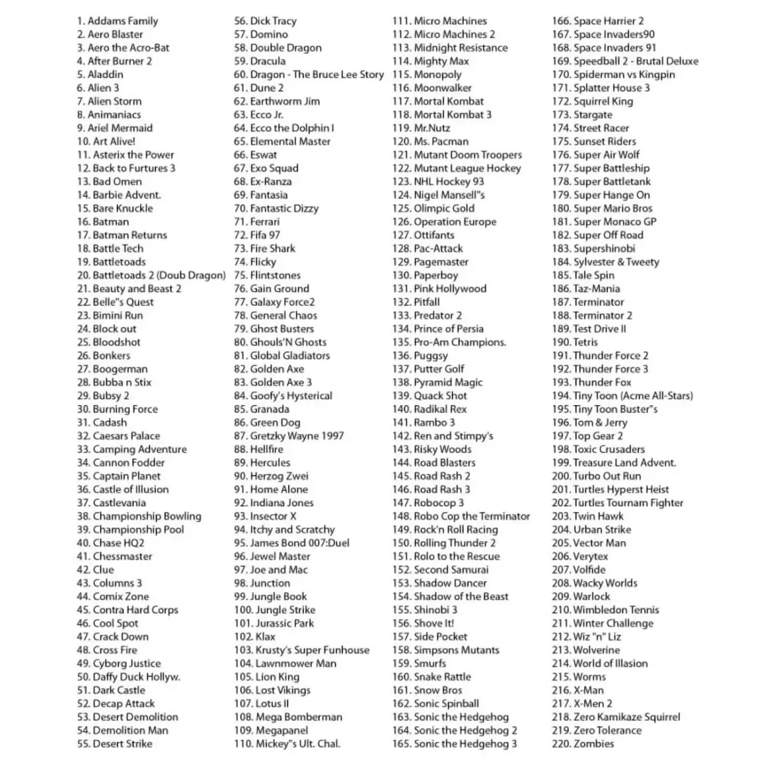 Игровая приставка 16-бит DVTech X 220 игр