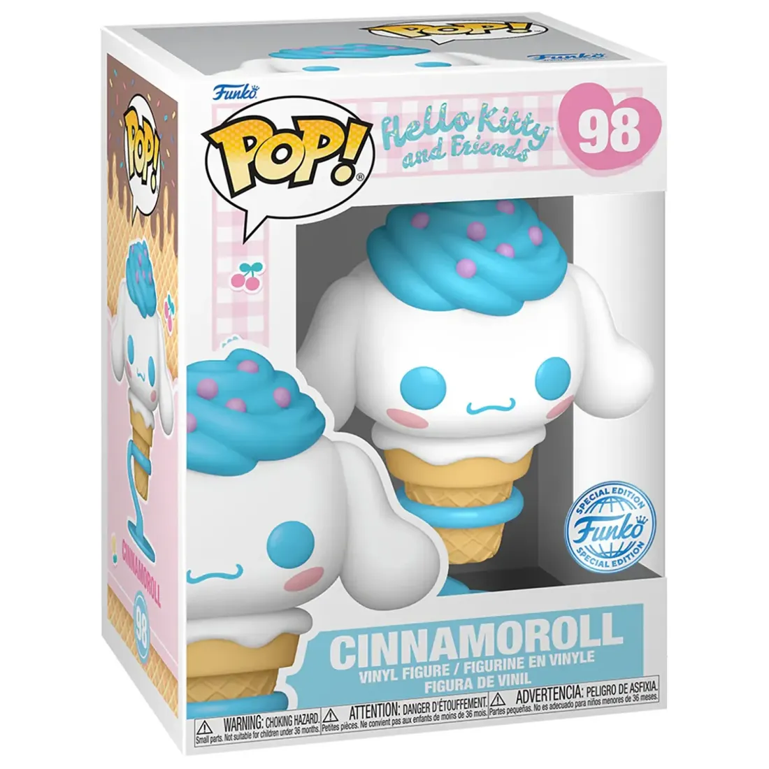 Фигурка Funko POP! Hello Kitty And Friends Cinnamoroll IC Cone (Exc) (98) 84604
