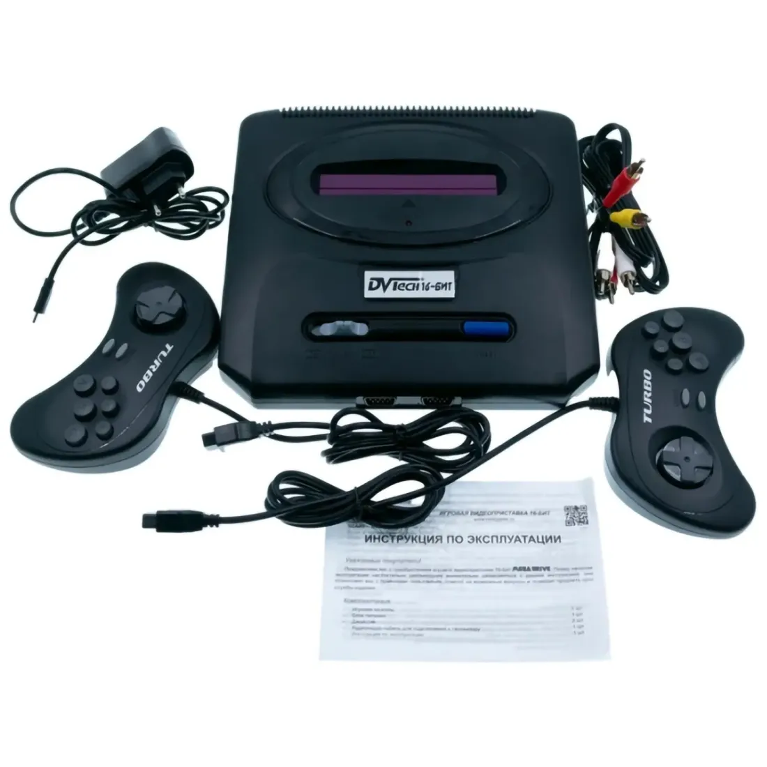 Игровая приставка 16-бит DVTech MD 300 игр