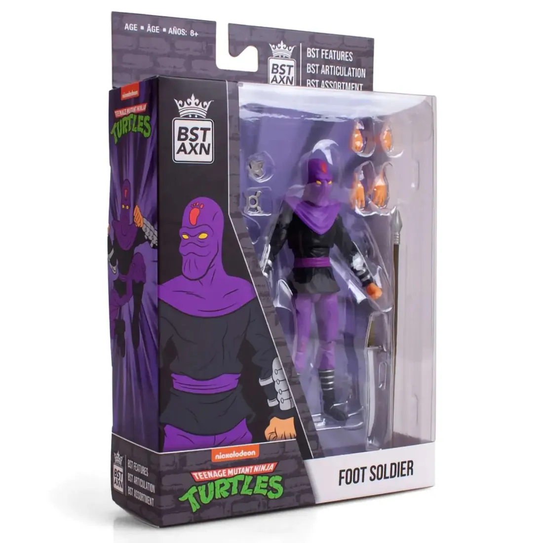 Фигурка Черепашки-ниндзя Солдат клана Фут Foot Soldier BST AXN 13см 55599