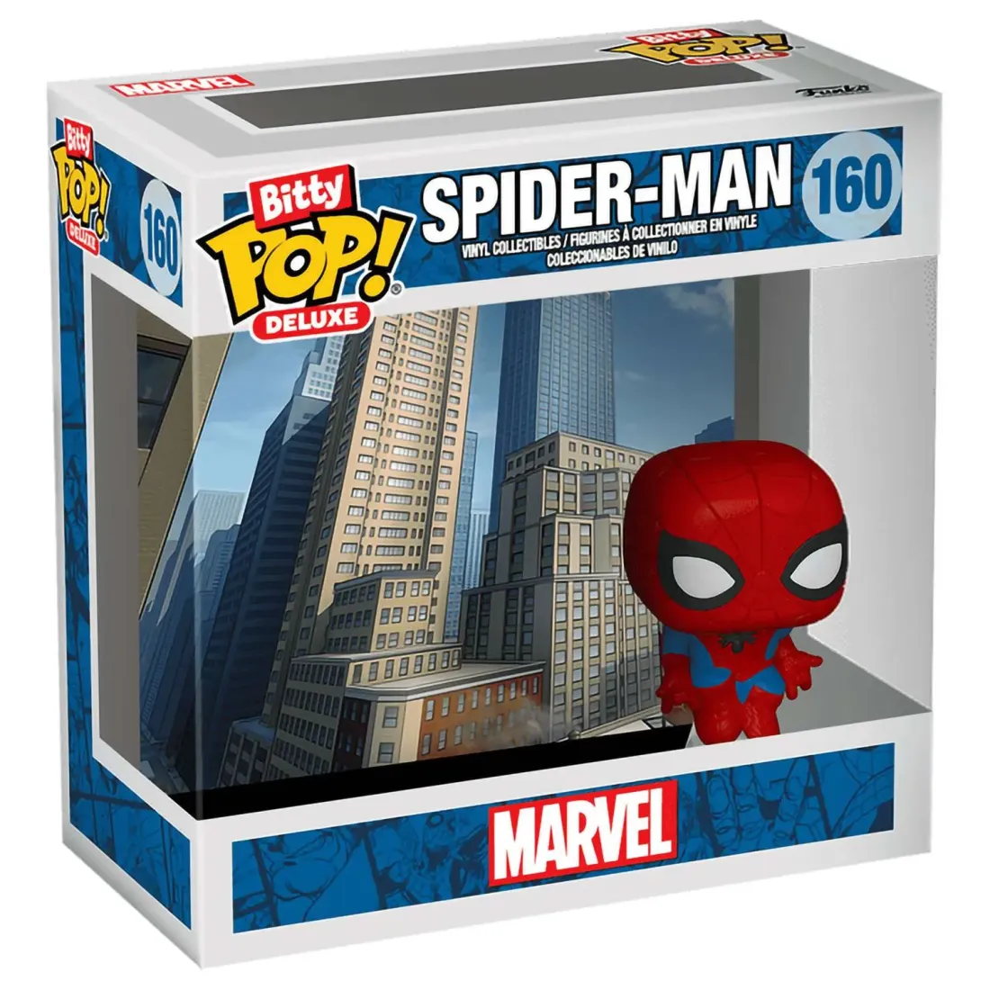 Фигурка Funko Bitty POP! Deluxe Marvel Spider-Man (Cityscape) (160) 81302
