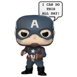 Фигурка Funko POP! Bobble Marvel Infinity Saga Captain America(I can) WonderCon25 (Exc) (1480) 85287