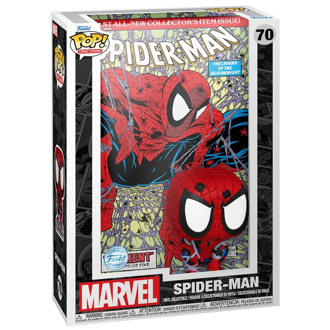 Фигурка Funko POP! Comic Covers Marvel Spider-Man Torment Vol 1 Spider-Man (70) (Exc) 85339