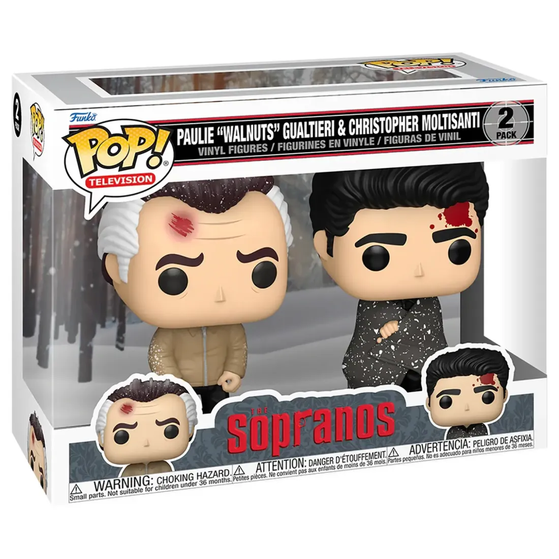 Фигурка Funko POP! TV The Sopranos Paulie "Walnuts" Gualtieri and Christopher Moltisanti 2PK 83781