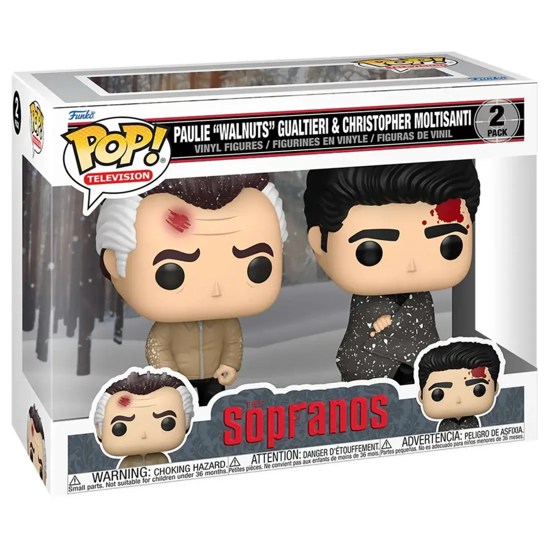 Фигурка Funko POP! TV The Sopranos Paulie "Walnuts" Gualtieri and Christopher Moltisanti 2PK 83781