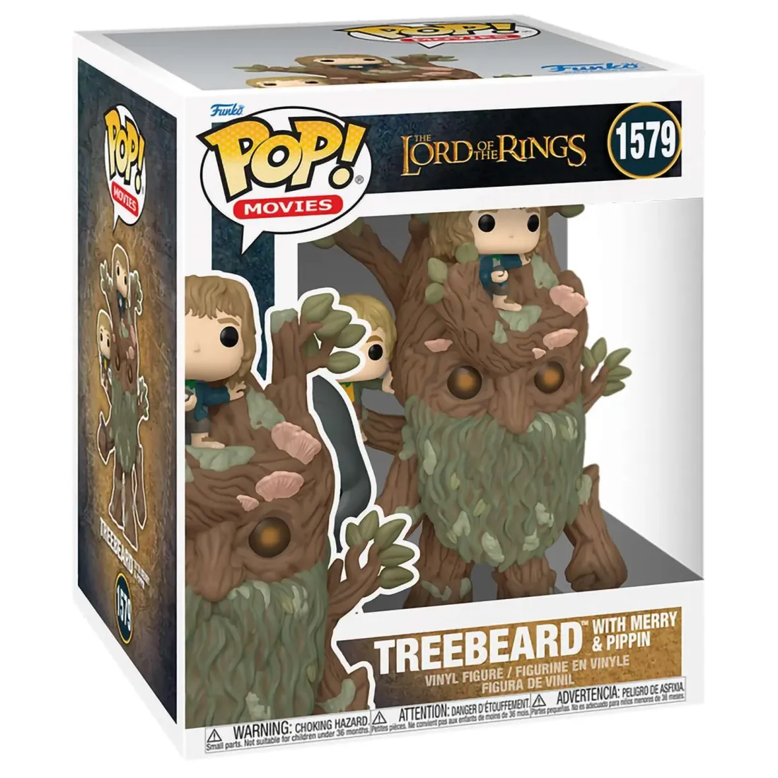 Фигурка Funko POP! Movies LOTR Treebeard with Merry & Pippin 6" (1579) 80834