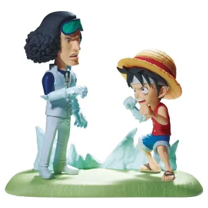 Фигурка аниме Ван Пис One Piece World Collectable Figure Log Stories Луффи и Кудзан 9см 86885