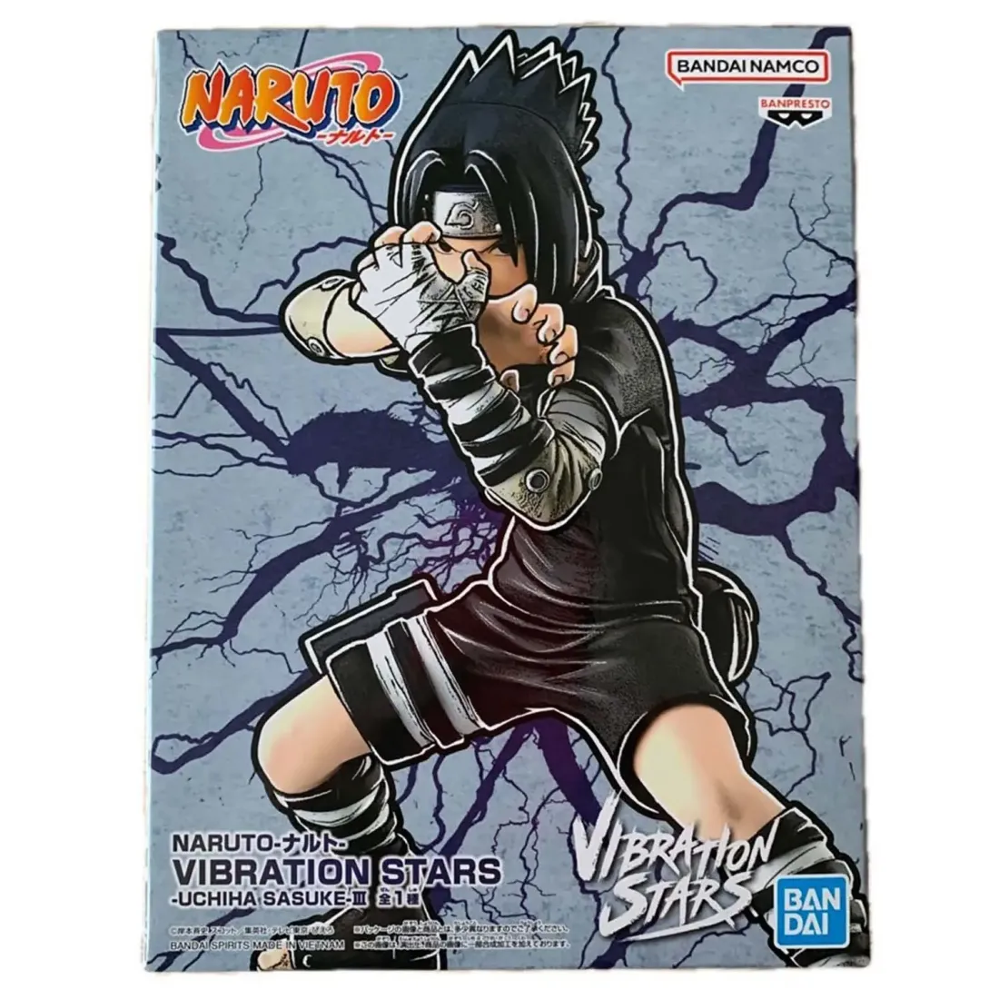 Фигурка аниме Наруто Naruto Vibration Stars Учиха Саске Uchiha Sasuke 14см 85512